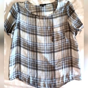 Plaid Top